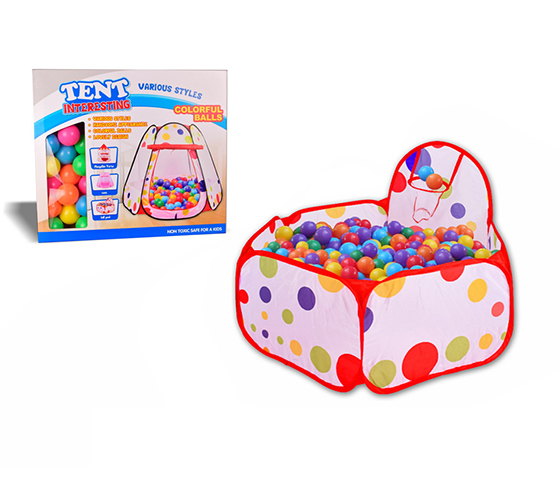 TENT WITH 60 PCS BALLS
