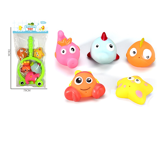 BATH 5PCS SEA ANIMALS