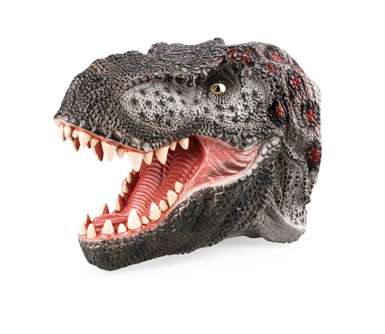 NEW T-REX HAND PUPPET HEAD