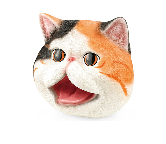 CALICO CAT HAND PUPPET