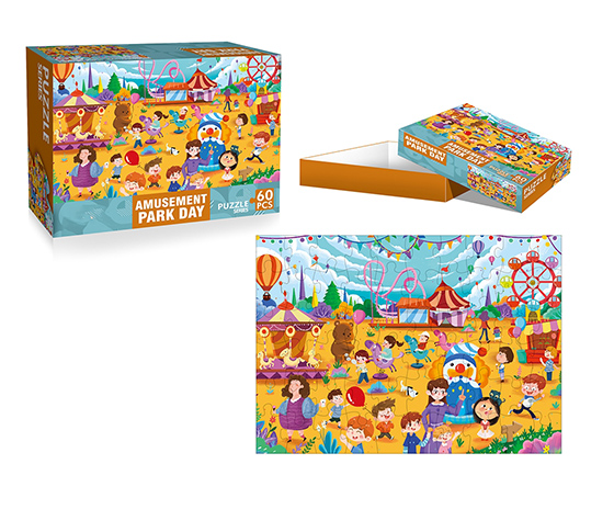 BLUE CARD 60 PIECES  PUZZLES