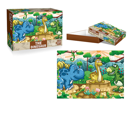 BLUE CARD 60 PIECES  PUZZLES