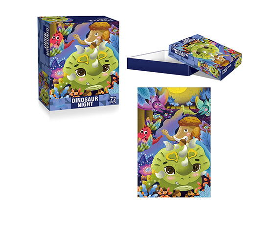 BLUE CARD 72 PIECES  PUZZLES