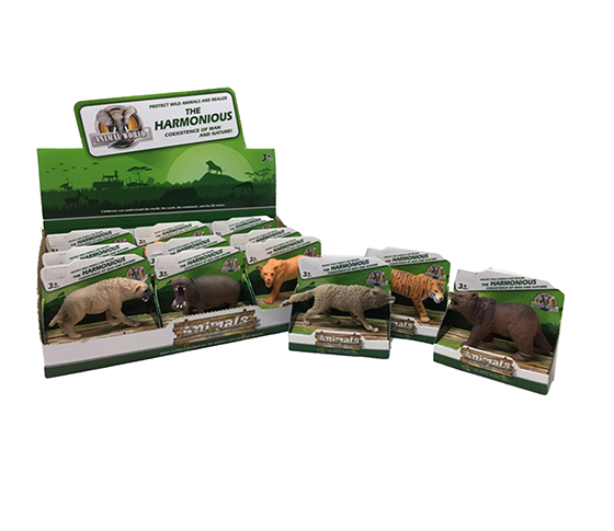 JUNGLE ANIMALS 12PCS/BOX