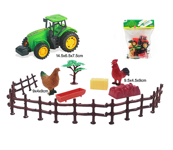 FREE WHEEL FARMER CAR SET