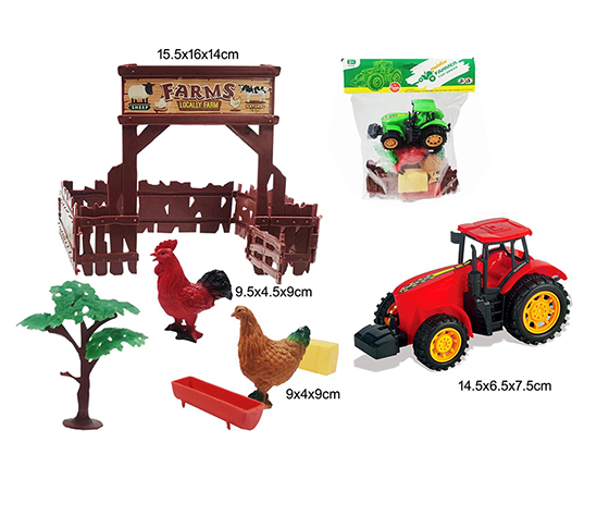 FREE WHEEL FARMER CAR SET