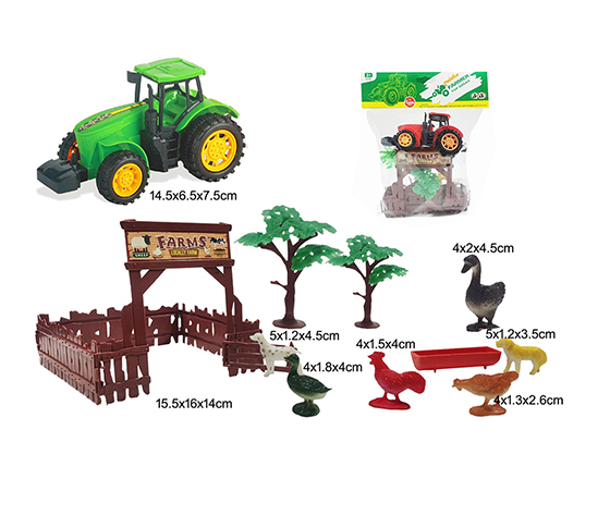 FREE WHEEL FARMER CAR SET