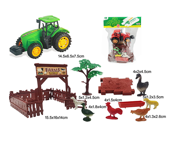 FREE WHEEL FARMER CAR SET