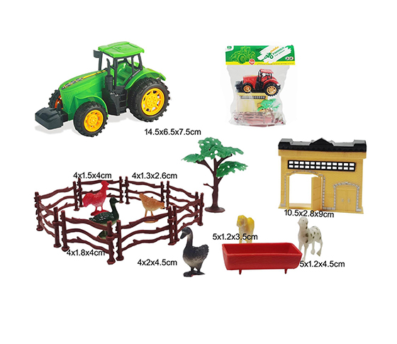 FREE WHEEL FARMER CAR SET