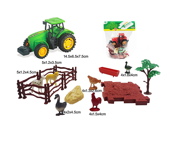 FREE WHEEL FARMER CAR SET