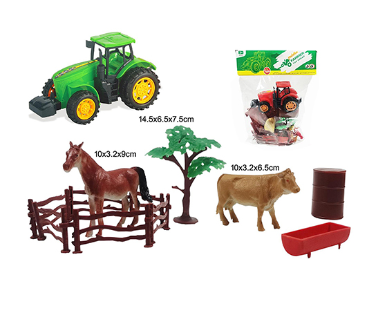 FREE WHEEL FARMER CAR SET