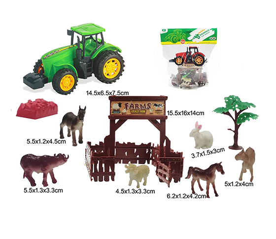 FREE WHEEL FARMER CAR SET