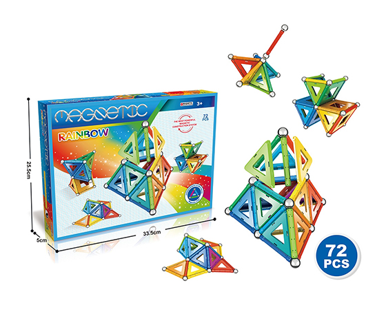 72PCS 3D MAGNETIC BUILDING BLOCKS