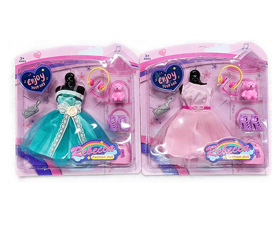 11.5“DOLL CLOTHES+ACCESSORIES