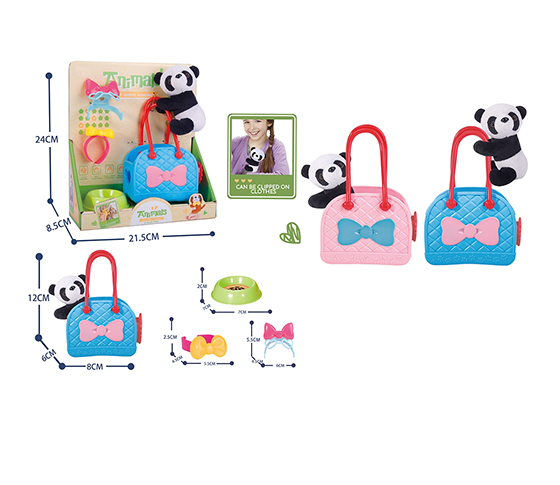 FINGER PLUSH PANDA+ HANDBAG