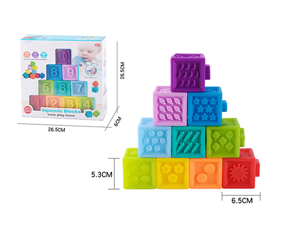 SOFT RUBBER BUILDING BLOCK