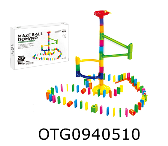  DOMINO BALL TRACK BUILDING BLOCK