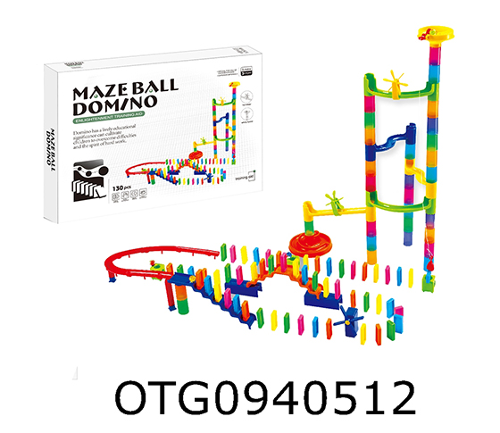  DOMINO BALL TRACK BUILDING BLOCK