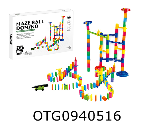  DOMINO BALL TRACK BUILDING BLOCK