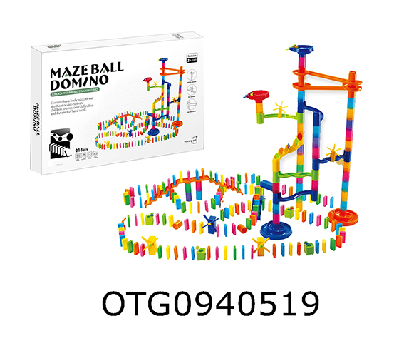  DOMINO BALL TRACK BUILDING BLOCK