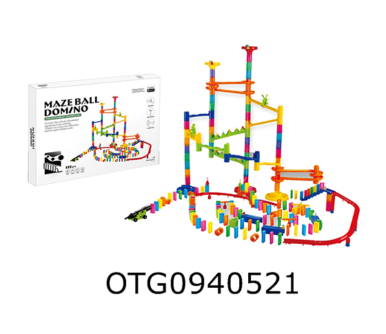  DOMINO BALL TRACK BUILDING BLOCK