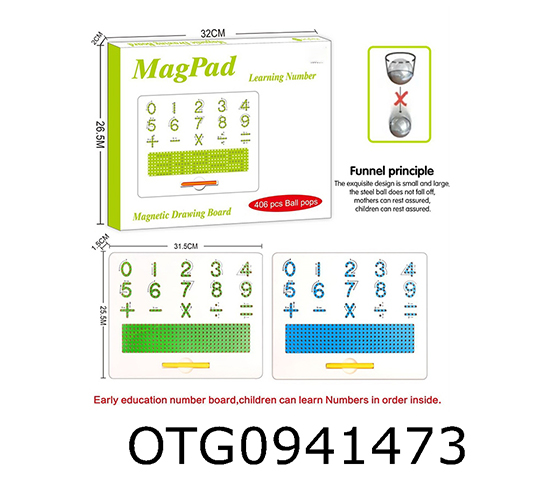 MAGNETIC NUMBER BOARD