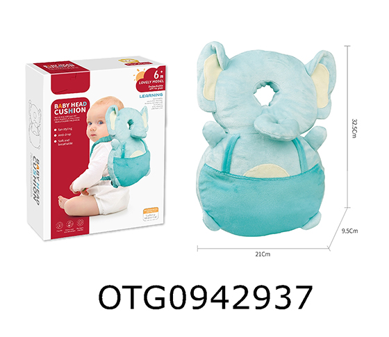 BABY HEAD CUSHION ELEPHANT