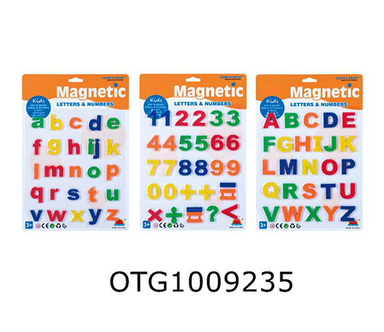 MAGNETIC ALPHABET AND NUMBER CARD