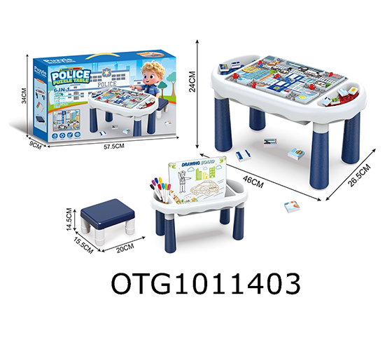 PUZZLE AND DRAWING BOARD TABLE