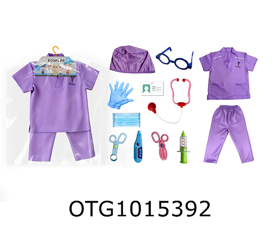 PURPLE SURGICAL GOWN SET