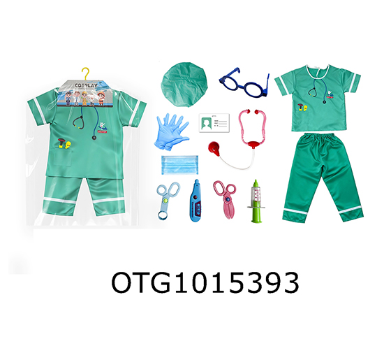 GREEN SURGICAL GOWN SET
