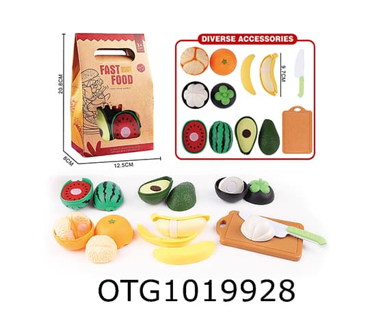 PLAY FOOD CUTTING TOY