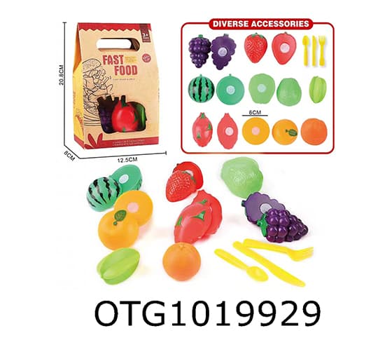 PLAY FOOD CUTTING TOY