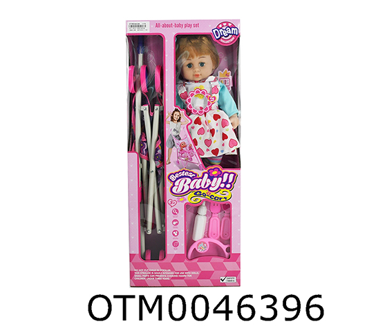 DOLL TROLLEY+DOLL